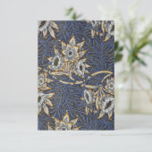 William Morris Tulip en Willow Print Kaart (Staand voorkant)