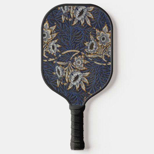 william morris tulip en willow tapestry patroon pickleball paddle (Voorkant)
