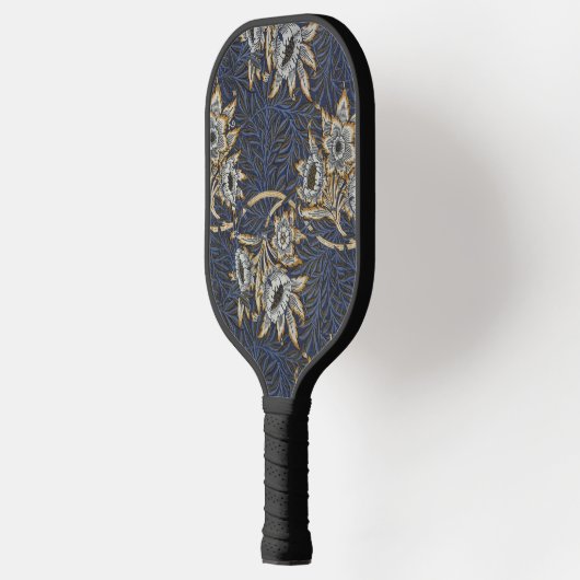 william morris tulip en willow tapestry patroon pickleball paddle (Links)