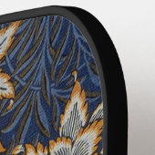 william morris tulip en willow tapestry patroon pickleball paddle (Links Detail)