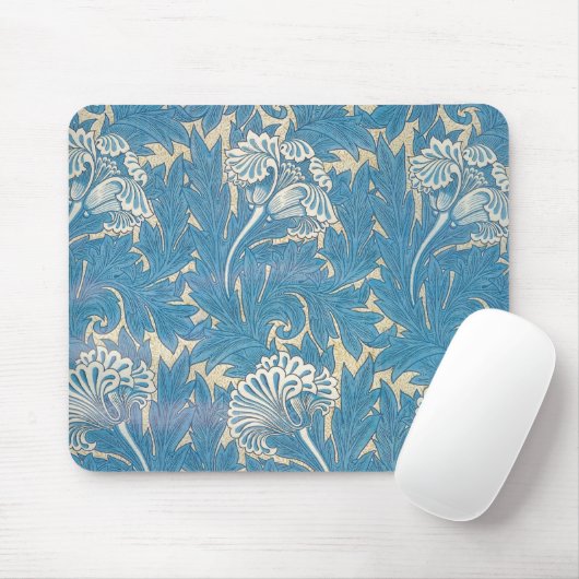 William Morris Tulip - Mousepad Muismat (Met muis)