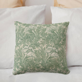 William Morris Tulip Pattern Sage Green Kussen