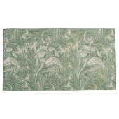 William Morris Tulip Pattern Sage Green Kussensloop (Voorkant-Rechts)