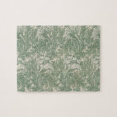 william morris tulip wallpaper groen legpuzzel (Horizontaal)