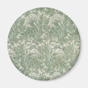 william morris tulip wallpaper groen magneet