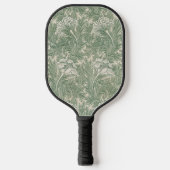 william morris tulip wallpaper groen pickleball paddle (Voorkant)