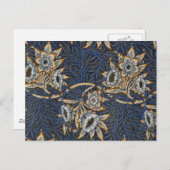 William Morris Tulip Willow Blauw Patroon Briefkaart (Voorkant / Achterkant)