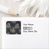 William Morris Tulip Willow Blauw Patroon Etiket (Insitu)