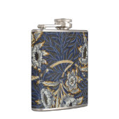 William Morris Tulip Willow Blauw Patroon Heupfles (Rechts)