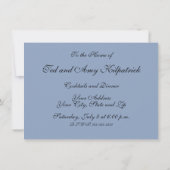 William Morris Tulip Willow Blauw Patroon Kaart (Achterkant)