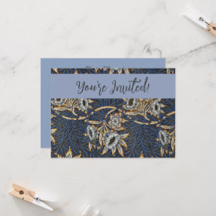 William Morris Tulip Willow Blauw Patroon Kaart