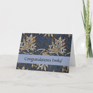 William Morris Tulip Willow Blauw Patroon Kaart