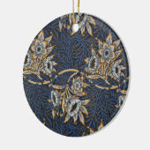 William Morris Tulip Willow Blauw Patroon Keramisch Ornament (Links)