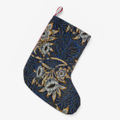 William Morris Tulip Willow Blauw Patroon Kleine Kerstsok (Voorkant (Hangend))