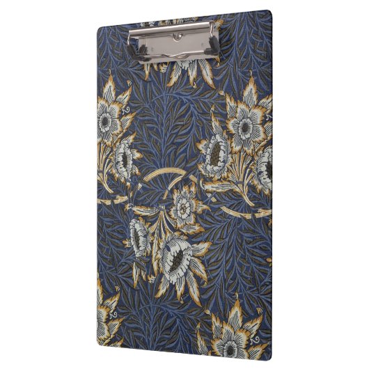 William Morris Tulip Willow Blauw Patroon Klembord (Links)
