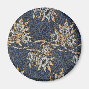 William Morris Tulip Willow Blauw Patroon Magneet