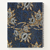 William Morris Tulip Willow Blauw Patroon Notitieboek (Achterkant)