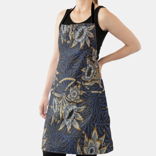 William Morris Tulip Willow Blauw Patroon Schort (Insitu)