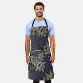 William Morris Tulip Willow Blauw Patroon Schort (Gedragen)