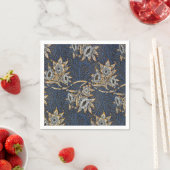 William Morris Tulip Willow Blauw Patroon Servet (Insitu)