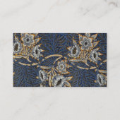 William Morris Tulip Willow Blauw Patroon Visitekaartje (Achterkant)