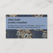 William Morris Tulip Willow Blauw Patroon Visitekaartje (Voorkant)
