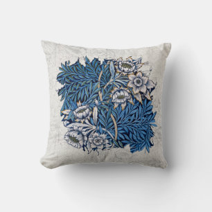 William Morris Tulip Willow Blue Floral Kussen