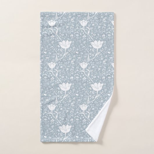 William Morris Tulips in White Pattern Bad Handdoek (Handdoek)