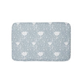 William Morris Tulips in White Pattern Badmat (Voorkant)