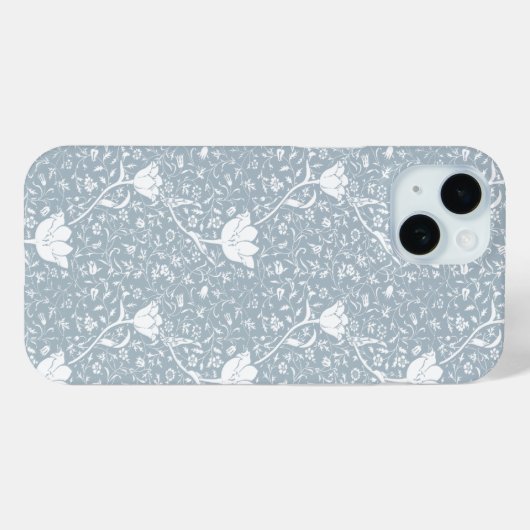 William Morris Tulips in White Pattern Case-Mate iPhone Case (Achterkant (horizontaal))