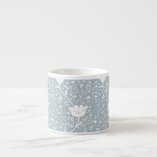 William Morris Tulips in White Pattern Espresso Kop (Voorkant)