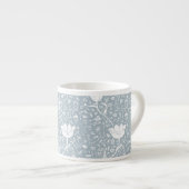 William Morris Tulips in White Pattern Espresso Kop (Voorkant rechts)