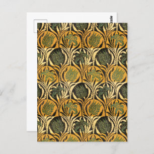 William Morris Tulips & Lelies Tapijtkleed Classic Briefkaart