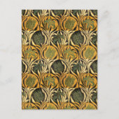 William Morris Tulips & Lelies Tapijtkleed Classic Briefkaart (Voorkant)