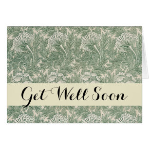 William Morris tulp behang textiel groen