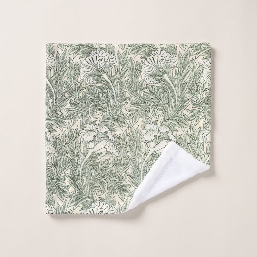 William Morris tulp behang textiel groen Bad Handdoek (Wasdoekje)