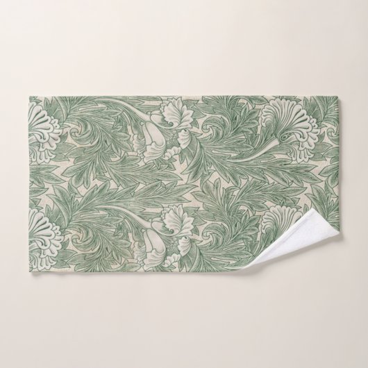 William Morris tulp behang textiel groen Bad Handdoek (Handdoek)