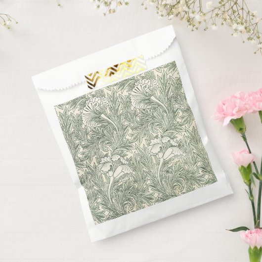 William Morris tulp behang textiel groen Bedankzakje (Gezegeld)