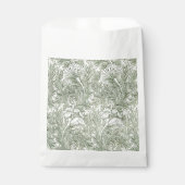 William Morris tulp behang textiel groen Bedankzakje (Voorkant)
