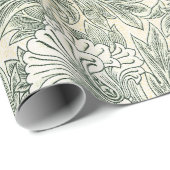William Morris tulp behang textiel groen Cadeaupapier (Rol Hoek)