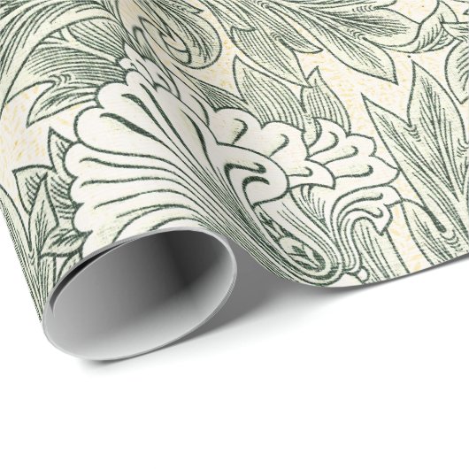 William Morris tulp behang textiel groen Cadeaupapier (Rol Hoek)