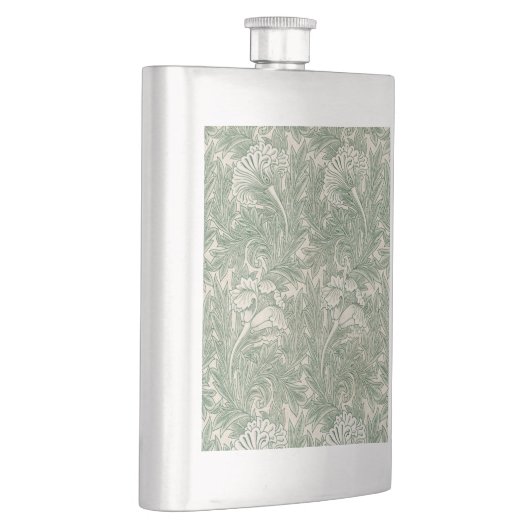 William Morris tulp behang textiel groen Flacon (Rechts)