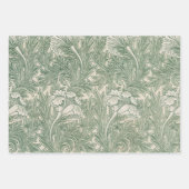 William Morris tulp behang textiel groen Inpakpapier Vel (Voorkant)