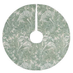 William Morris tulp behang textiel groen Kerstboom Rok
