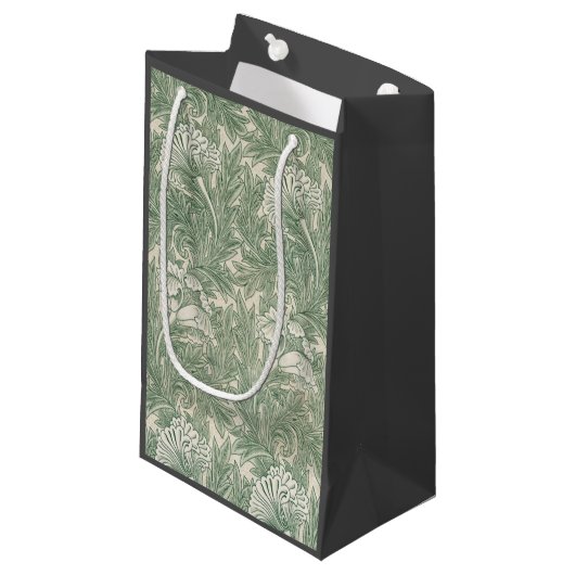 William Morris tulp behang textiel groen Klein Cadeauzakje (Voorkant Gekanteld)