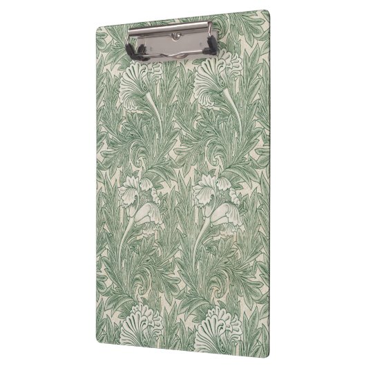 William Morris tulp behang textiel groen Klembord (Links)