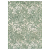 William Morris tulp behang textiel groen Klembord (Achterkant)