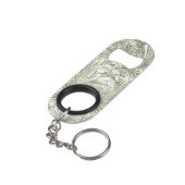 William Morris tulp behang textiel groen Mini Flessenopener (Achterkant Gekanteld)