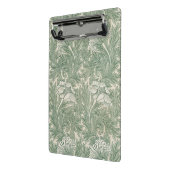 William Morris tulp behang textiel groen Mini Klembord (Angled2)