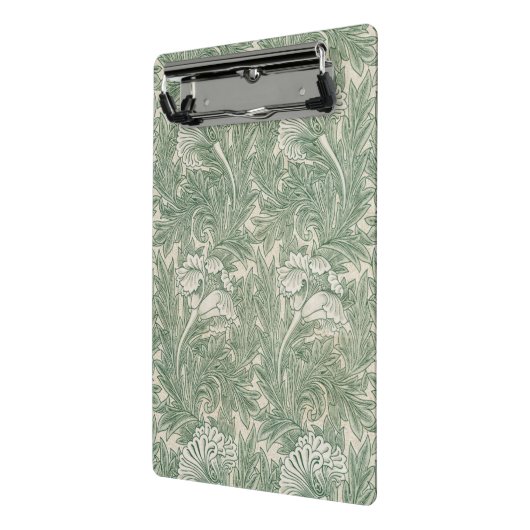 William Morris tulp behang textiel groen Mini Klembord (Angled2)